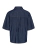 Kaffe Kurzarmhemd KAjade Loose fit in Dark Blue Chambray