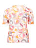 Betty Barclay Printshirt mit Ringel in Rose/Cream