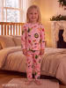 The Grinch The Grinch Schlafanzug Pyjama Set Langarm Oberteil mit Hose in rosa