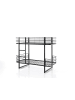 58 aufm Kessel ETAGENBETT Karolin 205x166x99 aus Metall in Schwarz