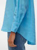 Vero Moda Legere Hemdbluse Oversized Shirt Seidig VMQUEENY in Blau