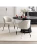 home24 home24 Polsterstuhl 2er-Set im modernen Stil in Beige