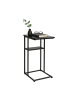 relaxdays Beistelltisch in Schwarz - (B)40 x (H)60 x (T)30 cm