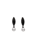 NAEMI Women Earrings in Black White