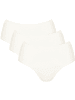 Sloggi Baumwolle, Single-Jersey Bio Hüftslip 3er-Pack GO DAILY COTTON in wollweiß