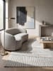 KADIMA DESIGN Teppichläufer Geometrisch pflegeleicht Wohnzimmer Schlafzimmer Flur in Grau