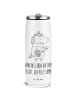 Mr. & Mrs. Panda Edelstahl Trinkflasche Einhorn Pilz mit Spruch in Weiß