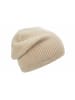 Strickmütze in beige