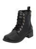 Mustang Stiefeletten in Schwarz/Gold