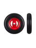 relaxdays 4x Schubkarrenrad in Schwarz/ Rot - 4.80 4.00-8