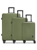 Redolz Essentials 09 3-SET 4 Rollen Kofferset 3-teilig olive