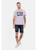 Camel Active Jersey T-Shirt aus zertifiziertem Organic Cotton in Lavendel