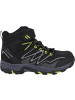 Hi-Tec Kinder Sneaker "Blackout Mid Wp Jr" in Schwarz