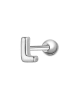 Glanzstücke München Piercing Buchstabe L aus Sterling Silber in silber