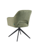 DUBI Möbel 2er-Set: Drehstuhl Mika-Nils in Grün - (B)60 x (H)87 x  (T)65 cm