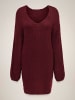 JDY Strickkleid in Cabernet