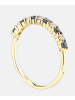 Vanlere Eternity-Ring aus 375 Gelbgold mit Zirkonia mit Saphir