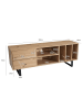 KADIMA DESIGN Lowboard Eiche-Dekor 150x55x40 cm TV-Kommode Modern, Design in Braun