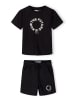 Minoti 2-tlg Shirt & Hose 29FLEECE271 in schwarz