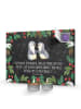 Mr. & Mrs. Panda Kerzen Adventskalender Pinguine trösten mit Spruch in Kreidetafel