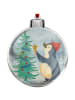 Mr. & Mrs. Panda Weihnachtskugel Pinguin Weihnachtsbaum Design o... in Weiß