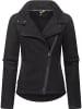 ragwear Strickfleecejacke Saskie Melange in Black