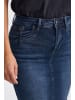 PULZ Jeans PZKAROLINA HW Skirt körpernah in Dark Blue Denim
