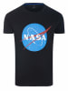 Nasa Rundhals T-Shirt für Herren in schwarz
