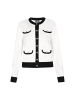 DreiMaster Women Cardigan in offwhite black