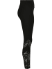 Urban Classics Urban Classics Damen Ladies Highwaist Lace Inset Leggings in black