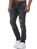 RESLAD Jeans Destroyed Stretch Denim in schwarz(2090)