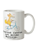 Mr. & Mrs. Panda Tasse Fuchs Fahrrad fahren mit Spruch in Weiß