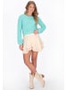 IZIA Women Sweater in turquoise