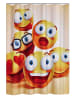 RIDDER Duschvorhang Textil Smile multicolor 180x200 cm