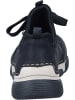 rieker Schnürschuhe in schwarz/schwarz