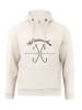 Cotton Prime® Kapuzensweatshirt Anker - Wellenrauschen in sand