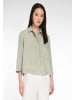 PETER HAHN Bluse Linen in SCHILF