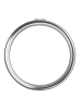 Adeliás Damen Ring aus Edelstahl mit Strass Steinchen in silber