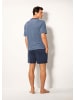 LE JOGGER Shorty in blau-marine, grau-anthrazit