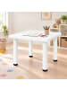 relaxdays Kindertisch in Weiß - (B)62 x (H)52 x (T)62 cm