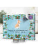 Mr. & Mrs. Panda Adventskalender Langhaar Collie Moment mit Spruch in Eisblau