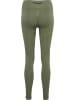 Hummel Hummel Tights Hmlmt Yoga Damen Dehnbarem Feuchtigkeitsabsorbierenden Nahtlosen in DEEP LICHEN GREEN