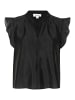Soaked in Luxury Kurzarm-Bluse SLKarolina Gerade Passform in Black