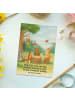 Mr. & Mrs. Panda Postkarte Waldtiere Picknick Design mit Spruch in Weiß