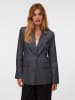 Vero Moda Einreihiger Blazer in Dark Grey Melange
