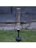 STAR Trading Solar Regenmesser ,Pluvio mit LED Licht, schwarz, warmweiß, H 65cm