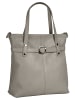 Cluty Shopper echt Leder in grau