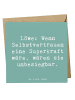 Mr. & Mrs. Panda Faltkarte Spruch Löwe Superkraft mit Spruch in Meeresbrise