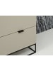 Angel Cerdá Kommode 7020 in Grau / Schwarz – (B)80 x (H)80 x (T)45 cm