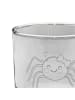 Mr. & Mrs. Panda Whiskey Glas Spinne Agathe Freude ohne Spruch in Transparent